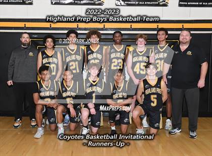 Thumbnail 1 in Fountain Hills vs. Highland Prep (Coyotes Basketball Invitational) Championship photogallery.