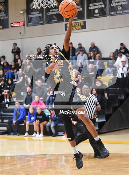 Thumbnail 2 in Fountain Hills vs. Highland Prep (Coyotes Basketball Invitational) Championship photogallery.