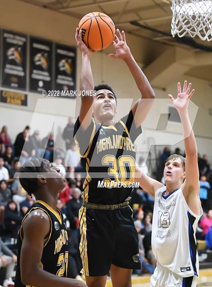 Thumbnail 3 in Fountain Hills vs. Highland Prep (Coyotes Basketball Invitational) Championship photogallery.