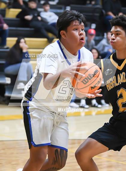 Thumbnail 1 in Fountain Hills vs. Highland Prep (Coyotes Basketball Invitational) Championship photogallery.