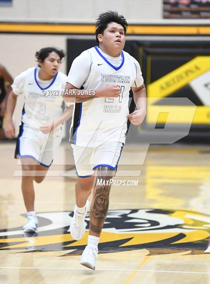 Thumbnail 2 in Fountain Hills vs. Highland Prep (Coyotes Basketball Invitational) Championship photogallery.