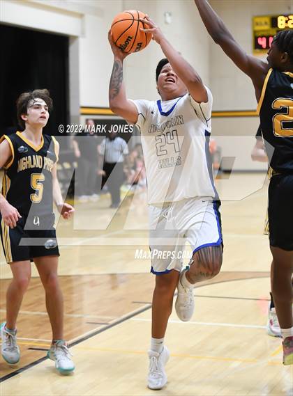 Thumbnail 1 in Fountain Hills vs. Highland Prep (Coyotes Basketball Invitational) Championship photogallery.