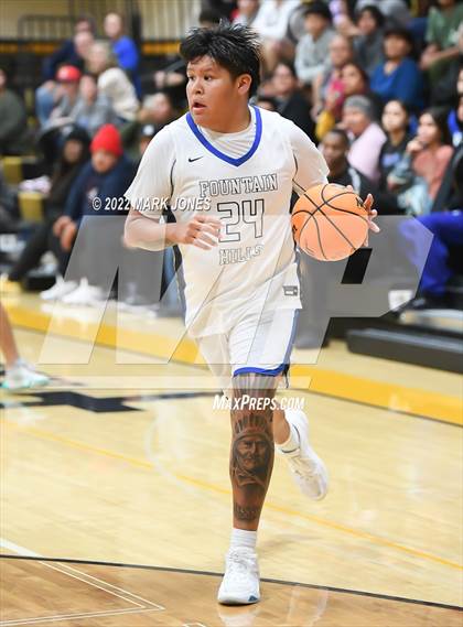 Thumbnail 1 in Fountain Hills vs. Highland Prep (Coyotes Basketball Invitational) Championship photogallery.