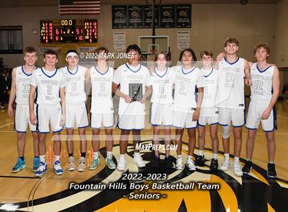 Thumbnail 2 in Fountain Hills vs. Highland Prep (Coyotes Basketball Invitational) Championship photogallery.