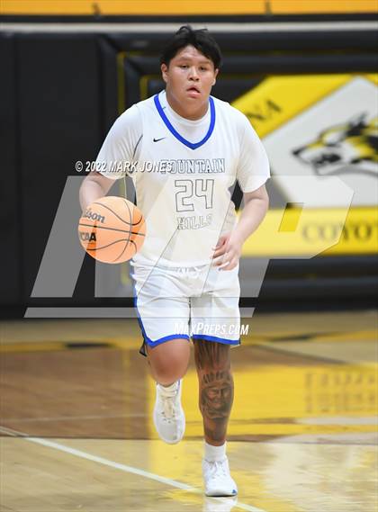 Thumbnail 3 in Fountain Hills vs. Highland Prep (Coyotes Basketball Invitational) Championship photogallery.