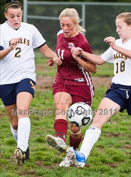 Thumbnail 1 in Monument Mountain vs. Mount Everett (Kick It For Kidneys Tournament) photogallery.