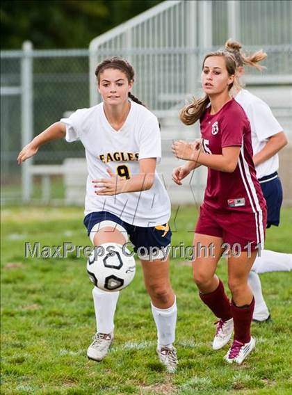Thumbnail 1 in Monument Mountain vs. Mount Everett (Kick It For Kidneys Tournament) photogallery.