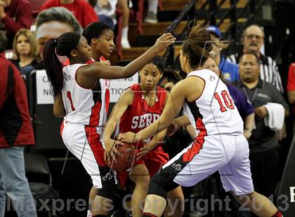 Thumbnail 1 in Salesian vs. Serra (CIF State D4 Final) photogallery.