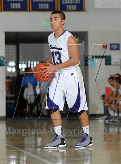 Thumbnail 2 in Crescenta Valley vs. Diamond Bar (MaxPreps Holiday Classic) photogallery.