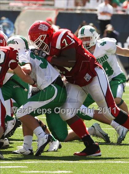 Thumbnail 3 in Dublin Coffman vs. Westerville South (Kirk Herbstreit National Kickoff Classic) photogallery.
