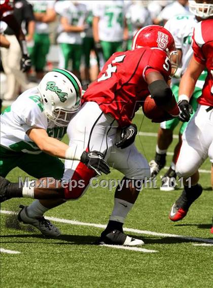Thumbnail 1 in Dublin Coffman vs. Westerville South (Kirk Herbstreit National Kickoff Classic) photogallery.