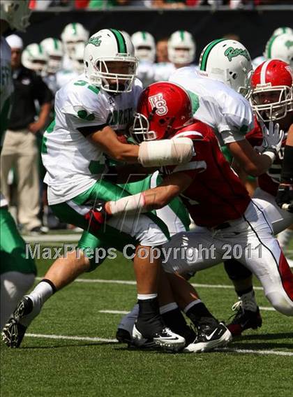 Thumbnail 3 in Dublin Coffman vs. Westerville South (Kirk Herbstreit National Kickoff Classic) photogallery.