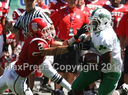Thumbnail 1 in Dublin Coffman vs. Westerville South (Kirk Herbstreit National Kickoff Classic) photogallery.