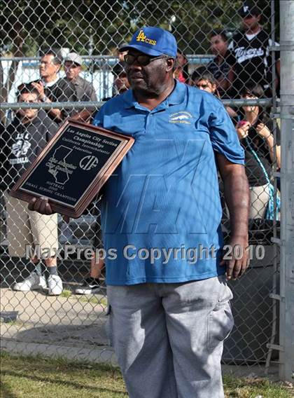 Thumbnail 1 in LACES vs. Vaughn (CIF LACS Small Schools Final) photogallery.