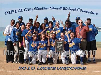 Thumbnail 3 in LACES vs. Vaughn (CIF LACS Small Schools Final) photogallery.