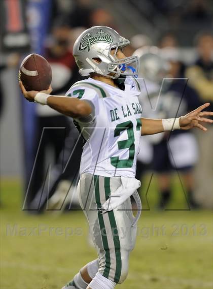 Thumbnail 1 in De La Salle vs. St. John Bosco (CIF State Open Division Final) photogallery.