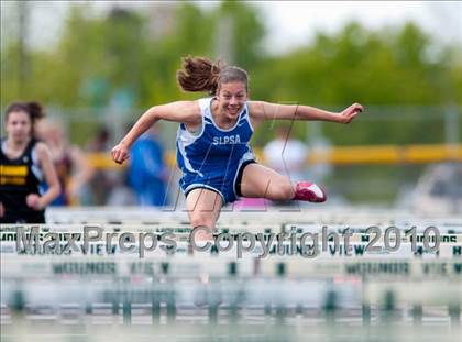 Thumbnail 2 in True Team Section 6AAA (Boys and Girls 100m Hurdles) photogallery.
