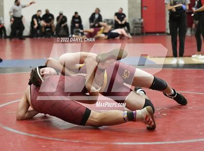 Thumbnail 3 in Fontana vs Paloma Valley & La Canada (CIF Southern Section Wrestling Championships) photogallery.
