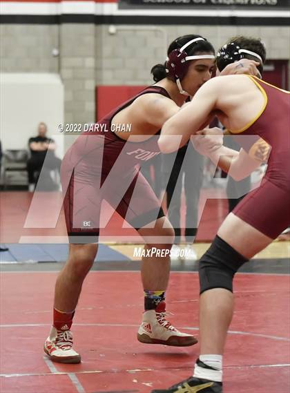 Thumbnail 2 in Fontana vs Paloma Valley & La Canada (CIF Southern Section Wrestling Championships) photogallery.