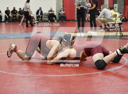 Thumbnail 3 in Fontana vs Paloma Valley & La Canada (CIF Southern Section Wrestling Championships) photogallery.