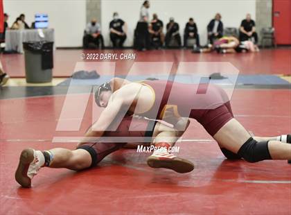 Thumbnail 3 in Fontana vs Paloma Valley & La Canada (CIF Southern Section Wrestling Championships) photogallery.