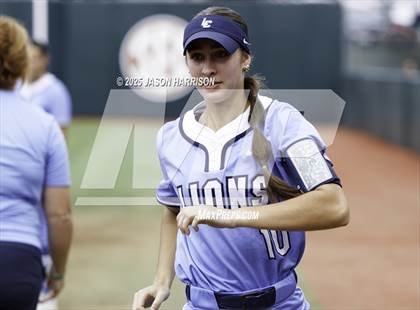 Thumbnail 1 in Hallsville vs. Montgomery Lake Creek (UIL Softball 5A D2 Final) photogallery.