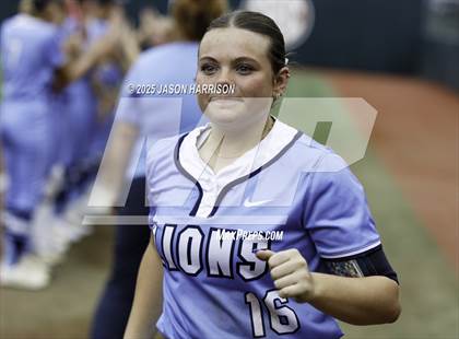 Thumbnail 1 in Hallsville vs. Montgomery Lake Creek (UIL Softball 5A D2 Final) photogallery.