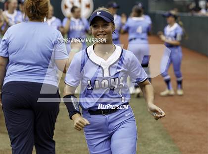 Thumbnail 1 in Hallsville vs. Montgomery Lake Creek (UIL Softball 5A D2 Final) photogallery.