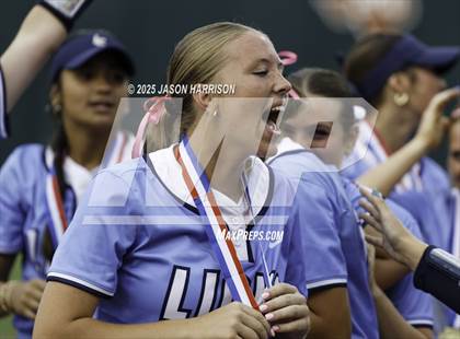 Thumbnail 1 in Hallsville vs. Montgomery Lake Creek (UIL Softball 5A D2 Final) photogallery.
