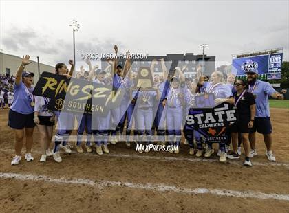 Thumbnail 1 in Hallsville vs. Montgomery Lake Creek (UIL Softball 5A D2 Final) photogallery.
