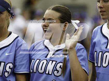 Thumbnail 1 in Hallsville vs. Montgomery Lake Creek (UIL Softball 5A D2 Final) photogallery.