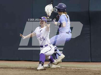 Thumbnail 1 in Hallsville vs. Montgomery Lake Creek (UIL Softball 5A D2 Final) photogallery.