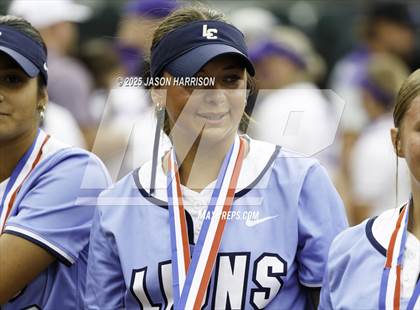 Thumbnail 1 in Hallsville vs. Montgomery Lake Creek (UIL Softball 5A D2 Final) photogallery.