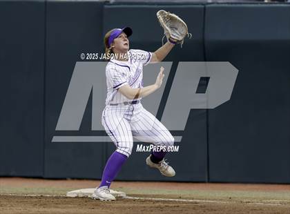 Thumbnail 1 in Hallsville vs. Montgomery Lake Creek (UIL Softball 5A D2 Final) photogallery.