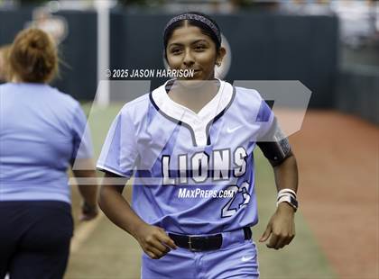 Thumbnail 1 in Hallsville vs. Montgomery Lake Creek (UIL Softball 5A D2 Final) photogallery.