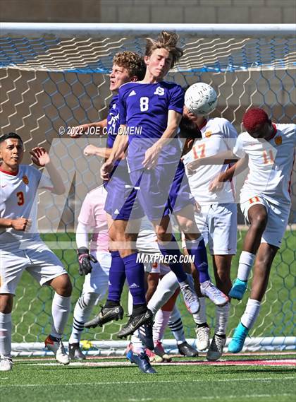 Thumbnail 2 in Boerne vs Stafford (UIL 4A Boys Soccer State Semifinal) photogallery.