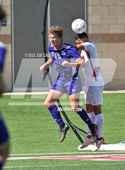 Thumbnail 1 in Boerne vs Stafford (UIL 4A Boys Soccer State Semifinal) photogallery.