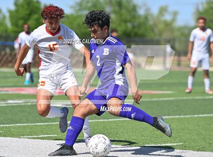 Thumbnail 1 in Boerne vs Stafford (UIL 4A Boys Soccer State Semifinal) photogallery.