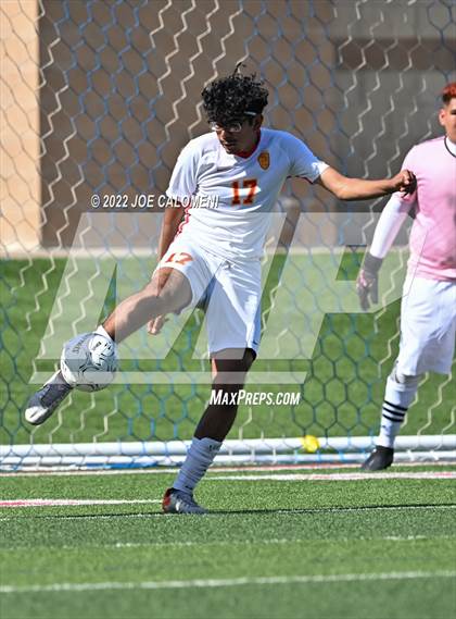 Thumbnail 1 in Boerne vs Stafford (UIL 4A Boys Soccer State Semifinal) photogallery.