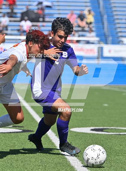 Thumbnail 1 in Boerne vs Stafford (UIL 4A Boys Soccer State Semifinal) photogallery.