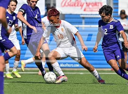 Thumbnail 2 in Boerne vs Stafford (UIL 4A Boys Soccer State Semifinal) photogallery.