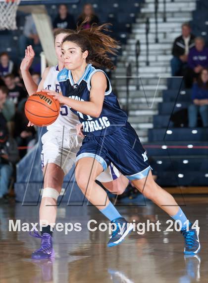 Thumbnail 3 in St. Rose vs. Morris Catholic (NJSIAA Non-Public B Final) photogallery.