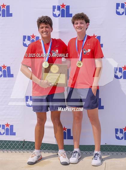 Thumbnail 3 in UIL 4A Boys Tennis Finals (Awards) photogallery.