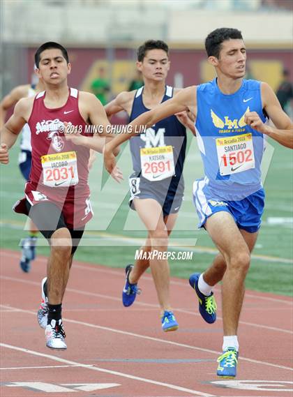Thumbnail 2 in 51st Annual Arcadia Invitational (Boys 800 Meter Run) photogallery.