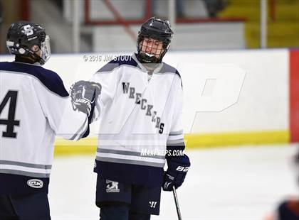 Thumbnail 1 in Lyman Hall/H-K/Coginchaug vs. SWS (Milford Holiday Jamboree) photogallery.