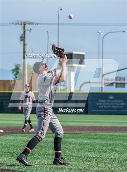 Thumbnail 3 in Riverton vs. American Fork (Utah Valley University UHSAA 6A Final Game 3) photogallery.