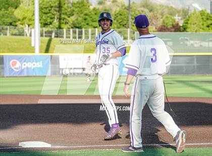 Thumbnail 2 in Riverton vs. American Fork (Utah Valley University UHSAA 6A Final Game 3) photogallery.