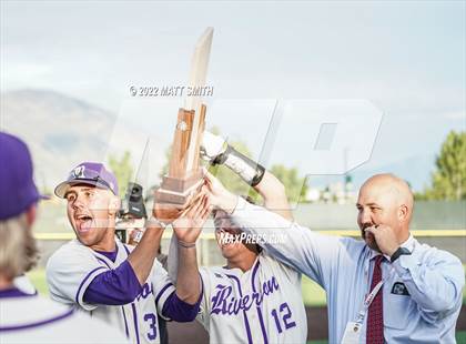 Thumbnail 3 in Riverton vs. American Fork (Utah Valley University UHSAA 6A Final Game 3) photogallery.