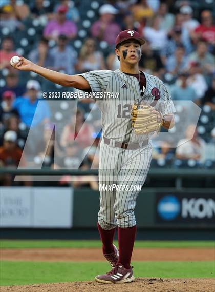 Thumbnail 3 in Westlake vs. Pearland (UIL 6A Baseball State Semifinal) photogallery.