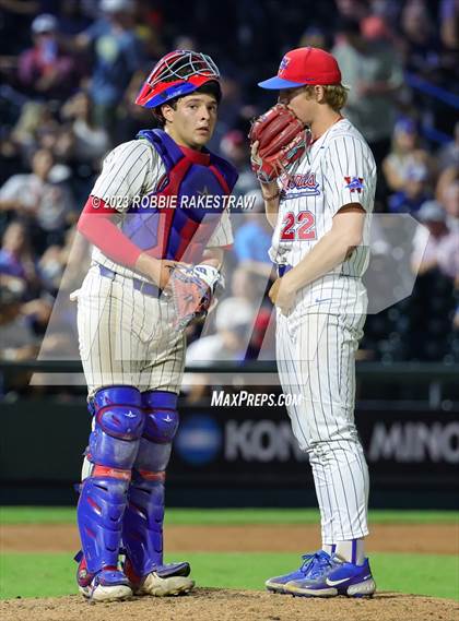 Thumbnail 2 in Westlake vs. Pearland (UIL 6A Baseball State Semifinal) photogallery.